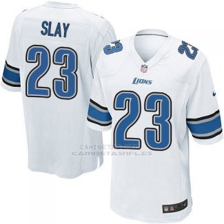 Camiseta Detroit Lions Slay Blanco Nike Game NFL Nino