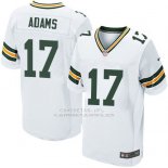 Camiseta Green Bay Packers Adams Blanco Nike Elite NFL Hombre