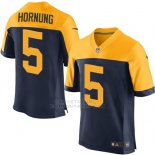 Camiseta Green Bay Packers Hornung Profundo Azul y Amarillo Nike Elite NFL Hombre