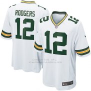 Camiseta Green Bay Packers Rodgers Blanco Nike Game NFL Nino