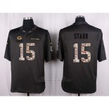 Camiseta Green Bay Packers Starr Apagado Gris Nike Anthracite Salute To Service NFL Hombre
