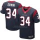 Camiseta Houston Texans Ervin Profundo Azul Nike Elite NFL Hombre