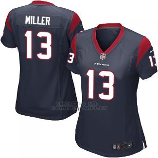Camiseta Houston Texans Miller Negro Nike Game NFL Mujer