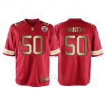 Camiseta Kansas City Chiefs Houston Rojo Nike Gold Game NFL Hombre