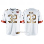 Camiseta Kansas City Chiefs Ware Blanco Nike Gold Game NFL Hombre