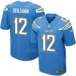 Camiseta Los Angeles Chargers Benjamin Azul Nike Elite NFL Hombre