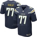 Camiseta Los Angeles Chargers Dunlap Profundo Azul Nike Elite NFL Hombre