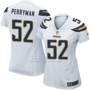 Camiseta Los Angeles Chargers Perryman Blanco Nike Game NFL Mujer