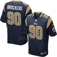 Camiseta Los Angeles Rams Brockers Negro Nike Game NFL Hombre