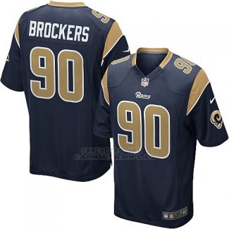 Camiseta Los Angeles Rams Brockers Negro Nike Game NFL Hombre