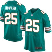 Camiseta Miami Dolphins Howard Verde Oscuro Nike Game NFL Nino