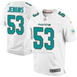 Camiseta Miami Dolphins Jenkins Blanco Nike Elite NFL Hombre