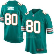Camiseta Miami Dolphins Sims Verde Oscuro Nike Game NFL Nino