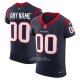 Camiseta NFL Elite Houston Texans Vapor F.U.S.E. Personalizada Azul