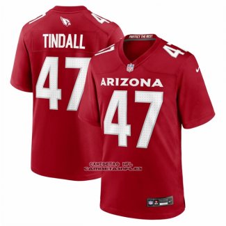 Camiseta NFL Game Arizona Rojos Channing Tindall Rojo