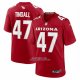 Camiseta NFL Game Arizona Rojos Channing Tindall Rojo