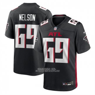 Camiseta NFL Game Atlanta Falcons Jack Nelson Negro