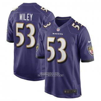 Camiseta NFL Game Baltimore Ravens Chuck Wiley Violeta