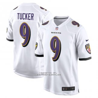 Camiseta NFL Game Baltimore Ravens Justin Tucker Blanco