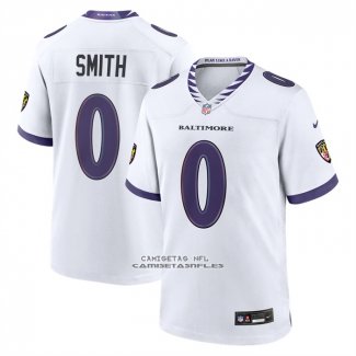 Camiseta NFL Game Baltimore Ravens Roquan Smith Blanco