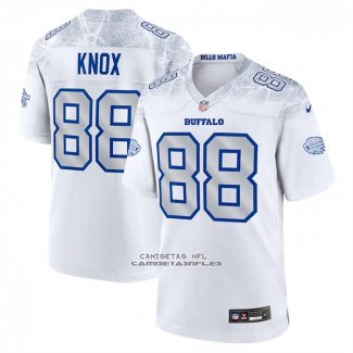 Camiseta NFL Game Buffalo Bills Dawson Knox 2025 Rivalries Collection Blanco