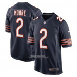 Camiseta NFL Game Chicago Bears D.J. Moore Azul