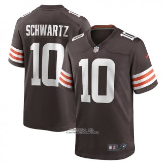 Camiseta NFL Game Cleveland Browns Anthony Schwartz Marron