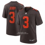 Camiseta NFL Game Cleveland Browns Jerry Jeudy Alpha Dawg Marron