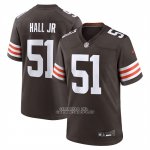 Camiseta NFL Game Cleveland Browns Mike Hall Jr Marron