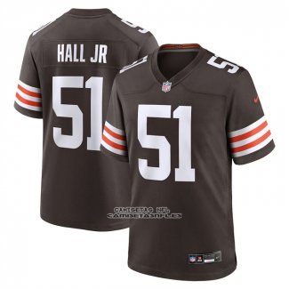 Camiseta NFL Game Cleveland Browns Mike Hall Jr Marron