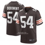 Camiseta NFL Game Cleveland Browns Ogbonnia Okoronkwo Marron
