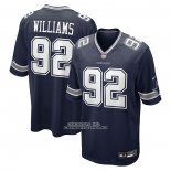 Camiseta NFL Game Dallas Cowboys Quinnen Williams Azul