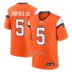 Camiseta NFL Game Denver Broncos Trent Sherfield SR Naranja