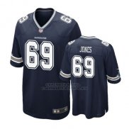 Camiseta NFL Game Hombre Dallas Cowboys Jarron Jones Azul