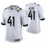 Camiseta NFL Game Hombre Jacksonville Jaguars Josh Allen Blanco