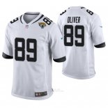 Camiseta NFL Game Hombre Jacksonville Jaguars Josh Oliver Blanco