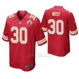 Camiseta NFL Game Hombre Kansas City Chiefs Charcandrick West Rojo