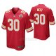 Camiseta NFL Game Hombre Kansas City Chiefs Charcandrick West Rojo