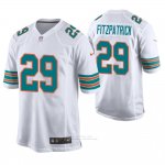 Camiseta NFL Game Hombre Miami Dolphins Minkah Fitzpatrick Blanco Throwback