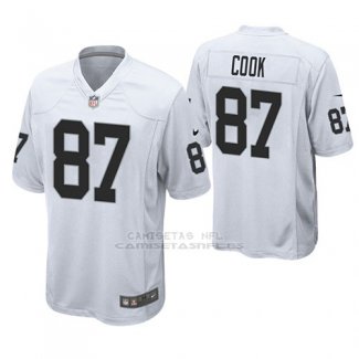 Camiseta NFL Game Hombre Oakland Raiders Jarojo Cook Blanco