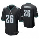 Camiseta NFL Game Hombre Philadelphia Eagles Miles Sanders Negro