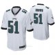 Camiseta NFL Game Hombre Philadelphia Eagles Zach Brown Blanco