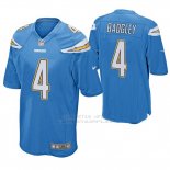 Camiseta NFL Game Hombre San Diego Chargers Michael Badgley Powder Azul