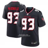 Camiseta NFL Game Houston Texans Kayden McDonald Azul Marino Camiseta NFL Game Houston Texans Kayden McDonald Azul Marino