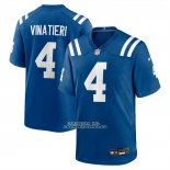 Camiseta NFL Game Indianapolis Colts Adam Vinatieri Retired Azul Camiseta NFL Game Indianapolis Colts Adam Vinatieri Retired Azul