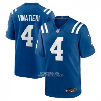 Camiseta NFL Game Indianapolis Colts Adam Vinatieri Retired Azul