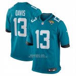 Camiseta NFL Game Jacksonville Jaguars Gabe Davis Verde1