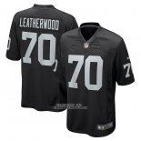 Camiseta NFL Game Las Vegas Raiders Alex Leatherwood Negro