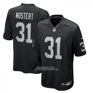 Camiseta NFL Game Las Vegas Raiders Raheem Mostert Negro