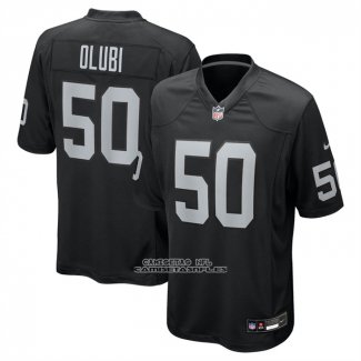 Camiseta NFL Game Las Vegas Raiders Segun Olubi Negro